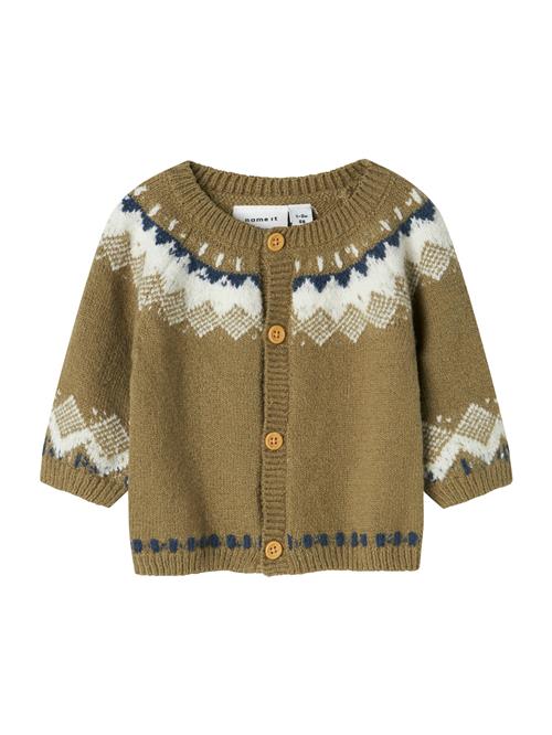 NAME IT Cardigan 'NBMOLAN'  navy / khaki / hvid