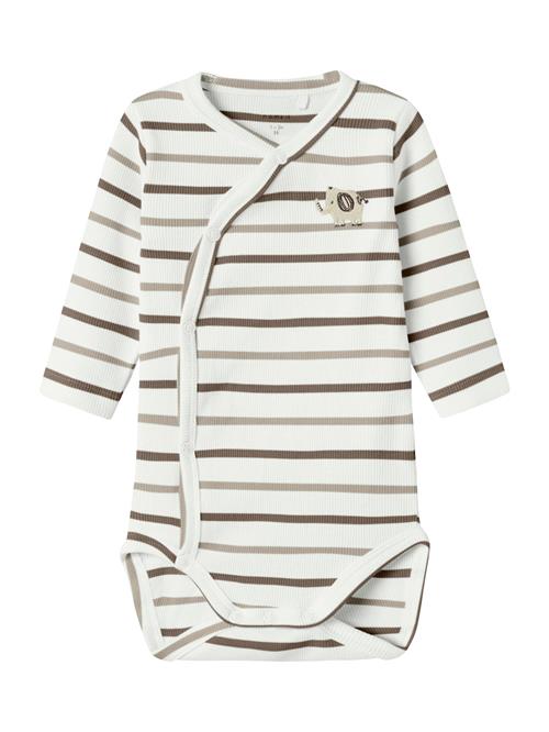 NAME IT Sparkedragt/Body 'NBNOFANT'  grå / taupe / hvid