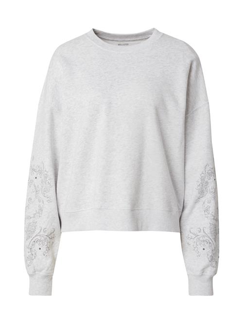 HOLLISTER Sweatshirt 'IZZY LANE'  grå / sort