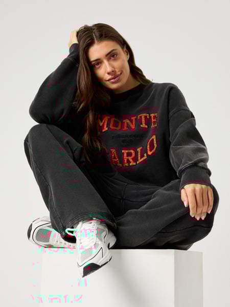 Björn Borg Studio Oversized Sweatshirt Sort, XL