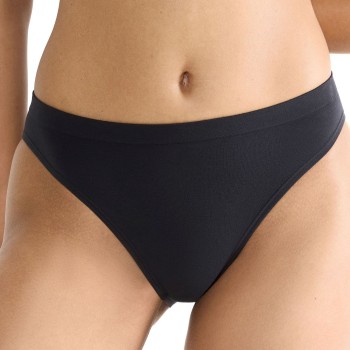 Sloggi Trusser 2P GO Sense High Leg Briefs Sort modal Large Dame
