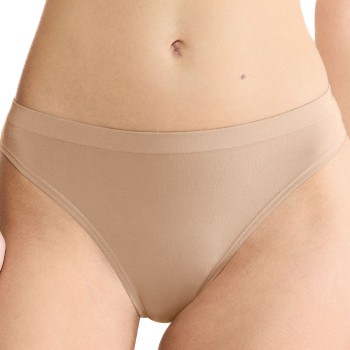 Sloggi Trusser 2P GO Sense High Leg Briefs Beige modal Small Dame