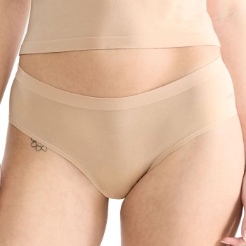 Sloggi Trusser 2P GO Sense Hipster Briefs Beige modal Large Dame