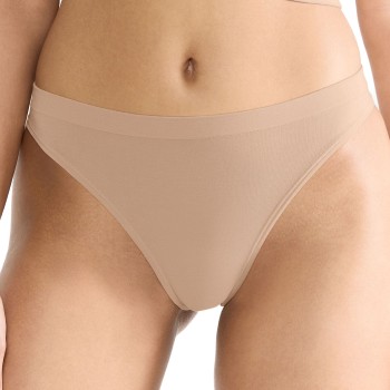 Sloggi Trusser 2P GO Sense Tanga Briefs Beige modal X-Large Dame