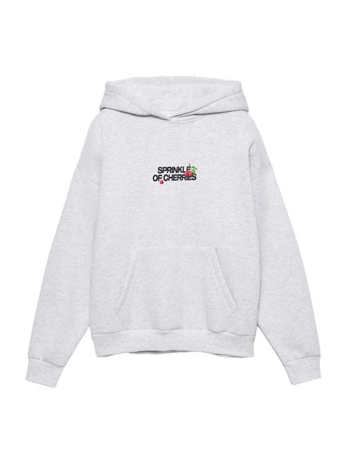 Pull&Bear Sweatshirt  grå / grøn / rød / sort