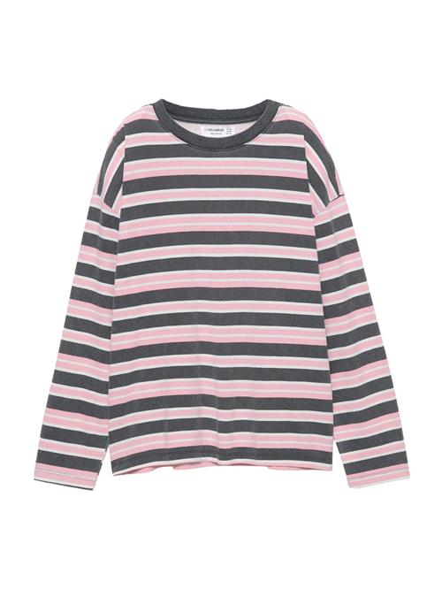 Pull&Bear Shirts  antracit / lyserød