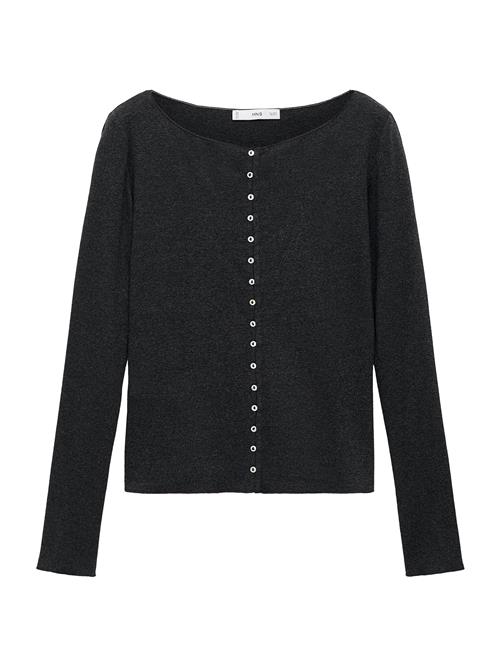 MANGO Cardigan 'OHIO'  mørkegrå