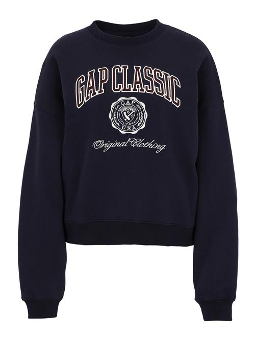 Gap Tall Sweatshirt 'WEDGE'  navy / mørkerød / hvid