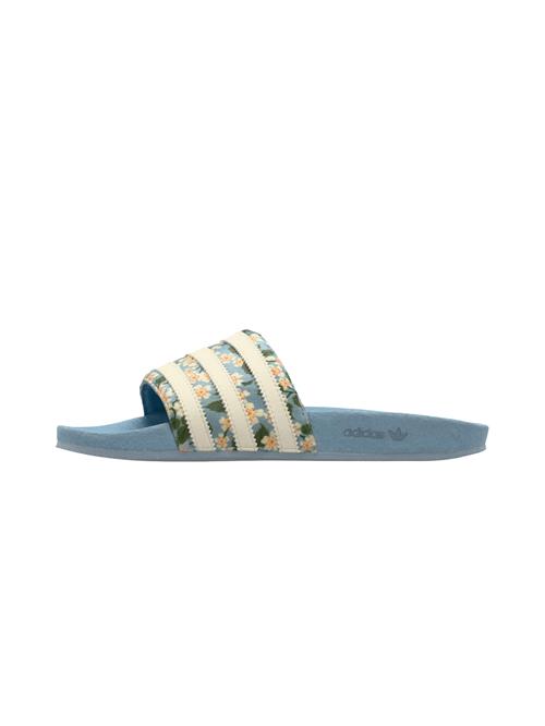 ADIDAS ORIGINALS Pantoletter 'ADILETTE'  creme / lyseblå / grøn / pink