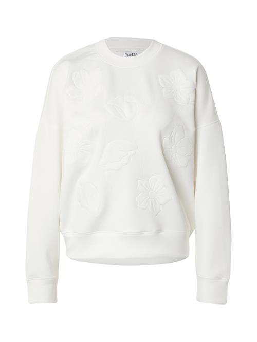 mbym Sweatshirt 'Gill Art-M'  hvid