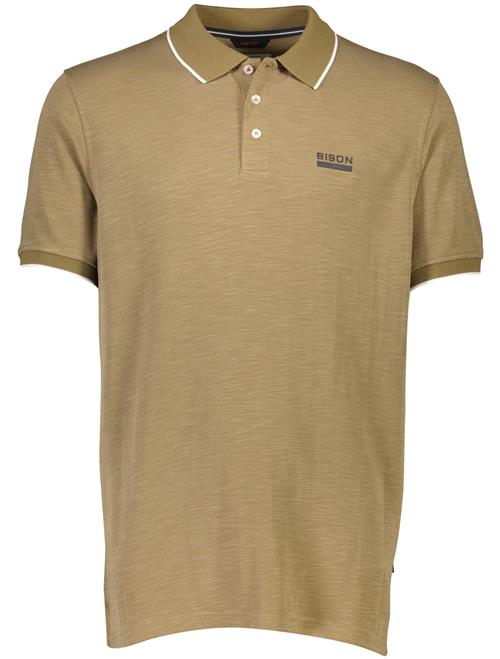 Se Bison Poloshirt hos Tøjeksperten