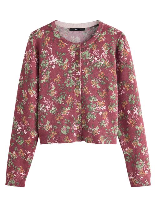 Next Cardigan  lysegrøn / orange / rød / hvid
