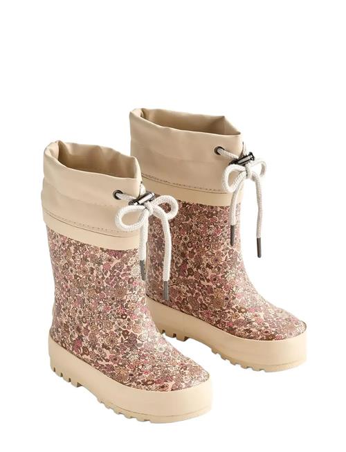 Rubber Boot Thermo Print Wheat Pink