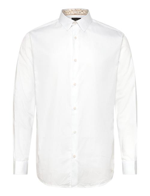 Jack & Jones Jprblabarnes Detail Dobby L/S Shirt Sn Jack & J S White