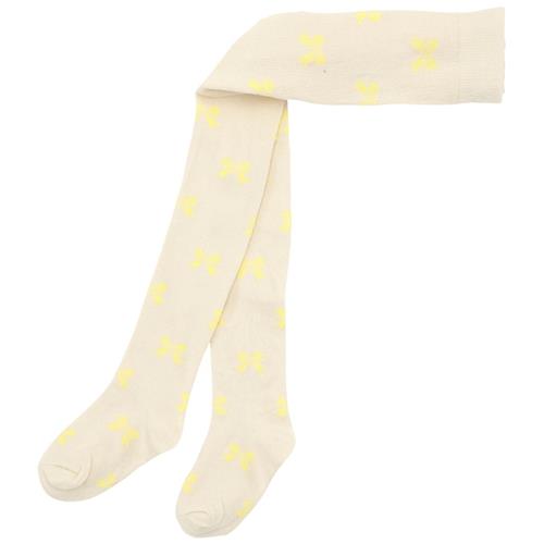 Flöss Strømper Soft White Small Bow 104/110 cm  Hvid  104/110 cm  kvinde
