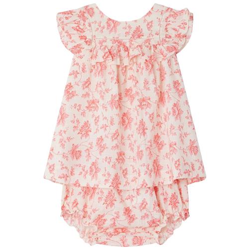 Bonpoint Ciara Kjole Blå 6 Months  Creme  6 måneder  kvinde