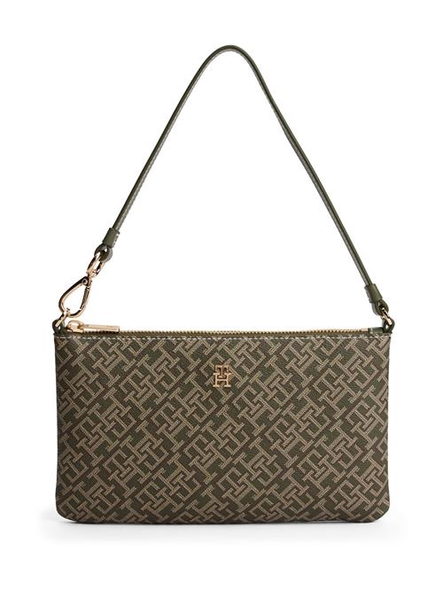 TOMMY HILFIGER Skuldertaske  beige / guld / oliven
