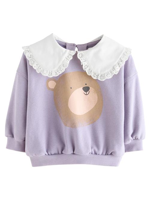 Se Next Sweatshirt  brun / lilla / hvid ved About You