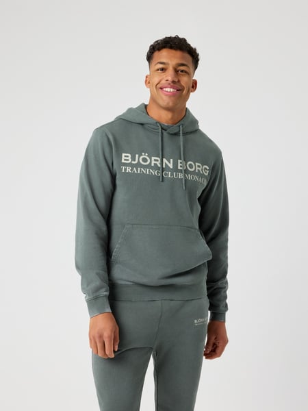 Björn Borg Borg Classic Print Hoodie Grøn, S