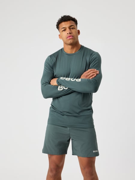 Björn Borg Borg Long Sleeve T-shirt Grøn, XL