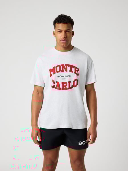 Björn Borg Borg Gym Oversized T-shirt Grå, XL