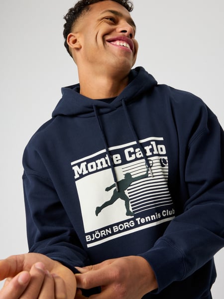 Björn Borg Borg Oversized Hoodie Marineblå, S