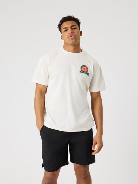 Björn Borg Borg Gym Oversized T-shirt Hvid, XXL