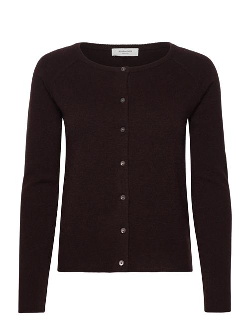 Rwlaica Cashmere Ls O-Neck Raglan C Rosemunde Brown