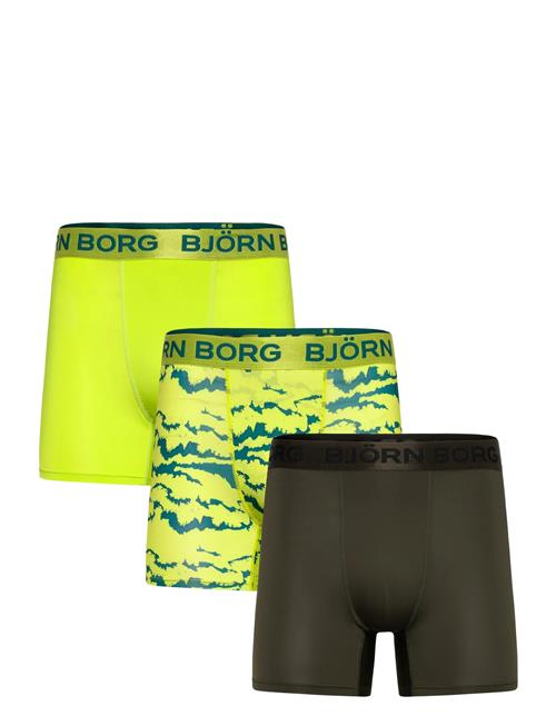 Sports Microfiber Boxer 3P Björn Borg Patterned