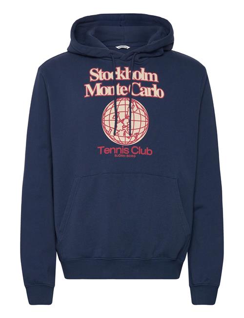Borg Classic Print Hoodie Björn Borg Navy