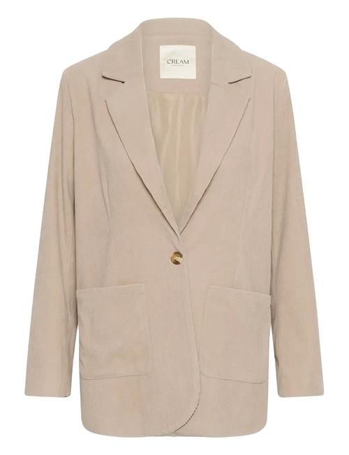 Crkanna Corduroy Blazer Cream Beige