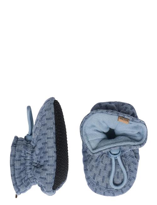 Structure Textile Slippers Melton Blue