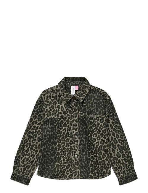 Vmlenora Hayden Ls Leo Denim Shirt Girl Vero Moda Girl Green