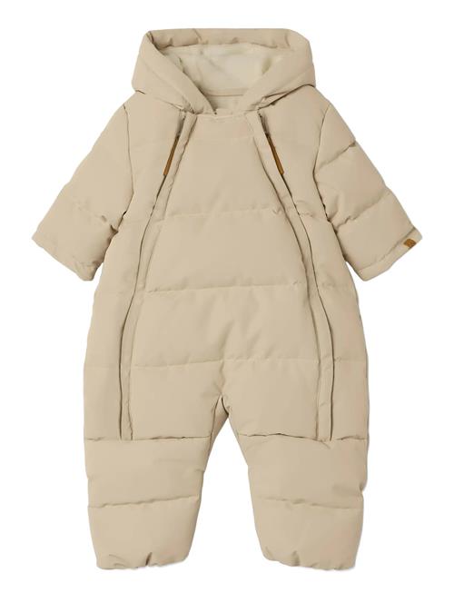 Nbflamedow03 Puffer Snowsuit Fo Lil Lil'Atelier Beige