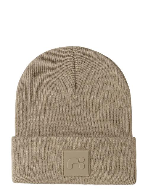 Nmnmalik Knit Beanie Badge1 Name It Brown