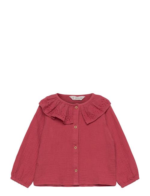 Bambula Embroidered Blouse Mango Red