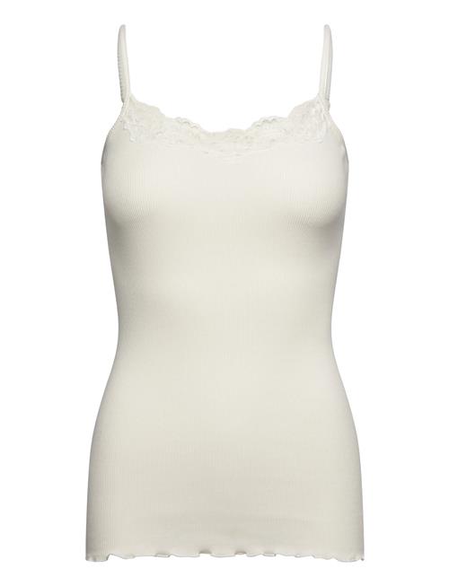 Rwbernadine Organic Sl Strap Lace T Rosemunde Cream