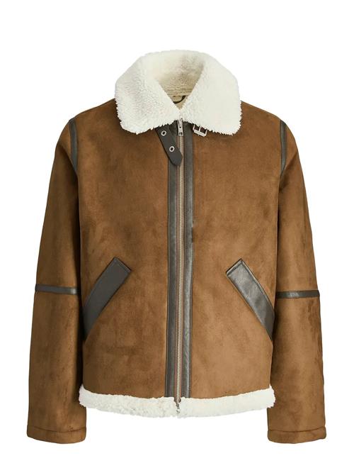 Jack & Jones Jjcole Aviator Jacket Jack & J S Brown