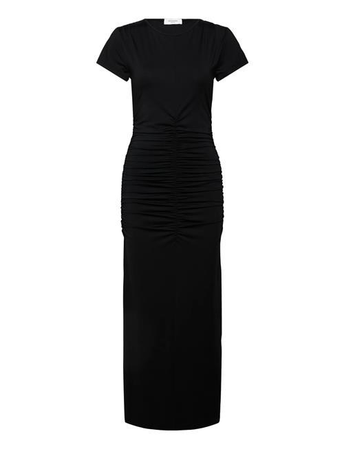 Rwbillie Capsleeve Long Dress Rosemunde Black