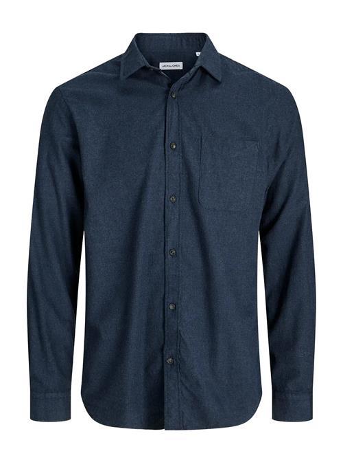 Jack & Jones Jjeclassic Melange Shirt L/S Noos Jack & J S Navy