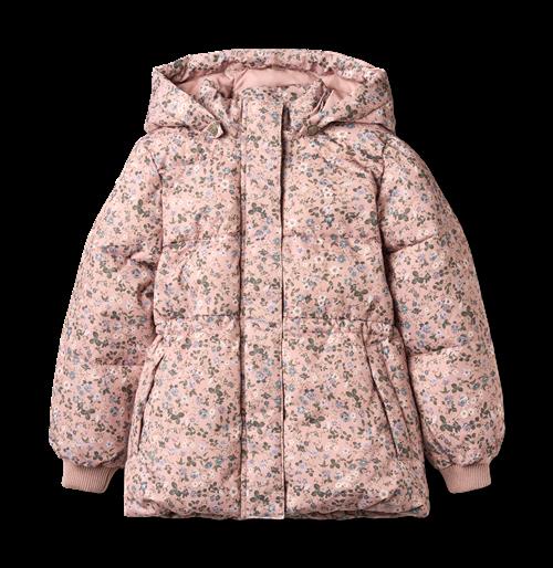 Wheat Eli Puffer-jakke Rose Powder Flowers Rose Powder Flowers 116 cm  Lyserød  116 cm  kvinde