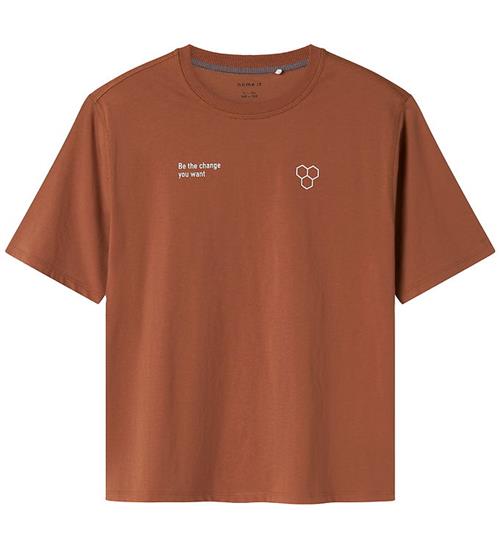 Name It T-Shirt - NkmOakley - Carob Brown