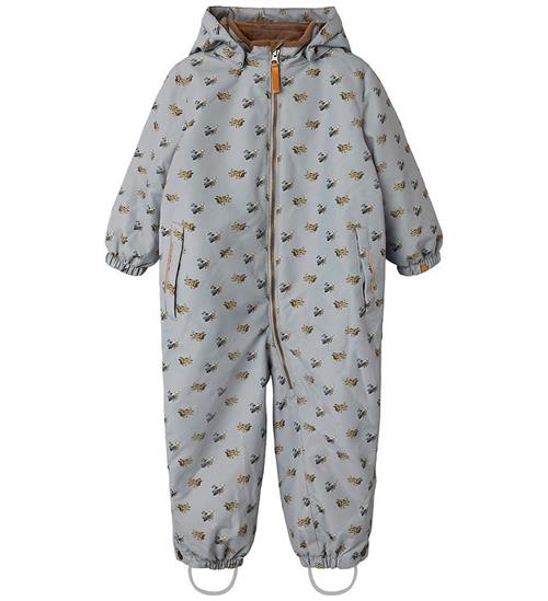 Lil Atelier Flyverdragt - NmmLasnow10 - AOP - Ultimate Grey/Airp
