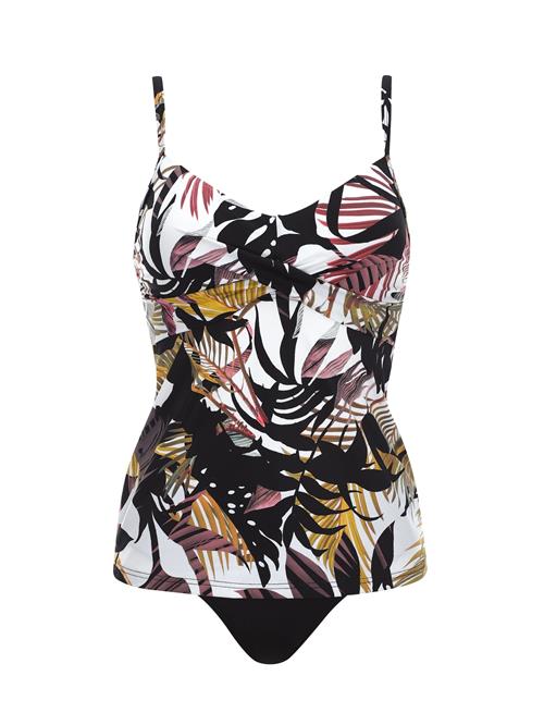 OLYMPIA Tankini  gul / pink / sort / hvid