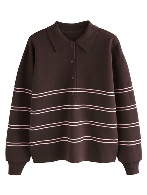 Next Pullover  choko / lys pink