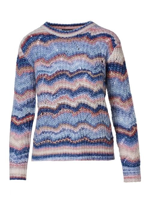 KOROSHI Pullover  blå / mørkeblå / orange / lyserød
