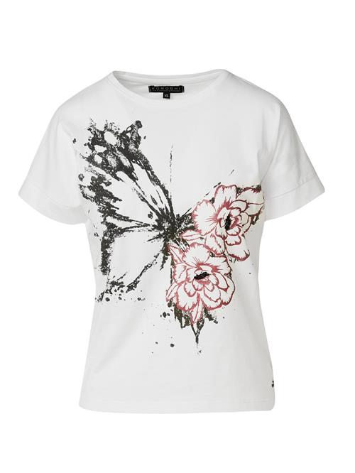 KOROSHI Shirts  lyserød / sort / hvid