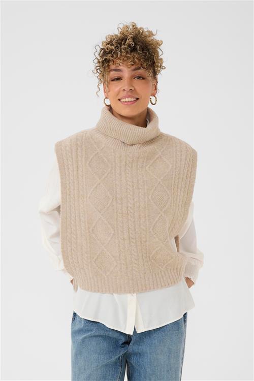 Cream Strikvest  beige