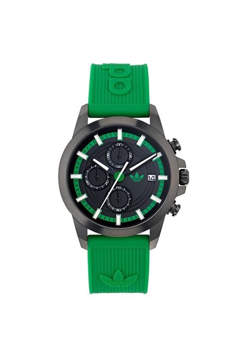 ADIDAS ORIGINALS Analogt ur 'EXPRESSION TWO CHRONO'  sølvgrå / grøn