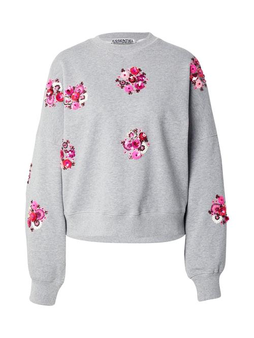 Essentiel Antwerp Sweatshirt 'Itro'  grå / pink / rød / hvid